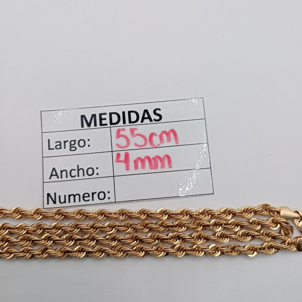 CADENA ORO 14 K 7.8 GRMS (SEMINUEVO)