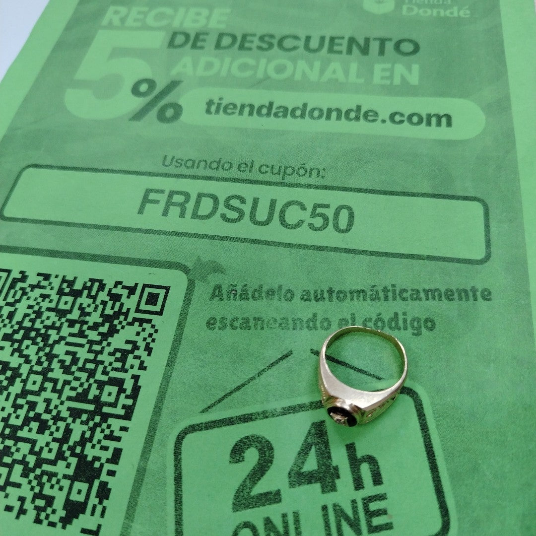 ANILLO ORO 14 K 6.9 GRMS (SEMINUEVO)