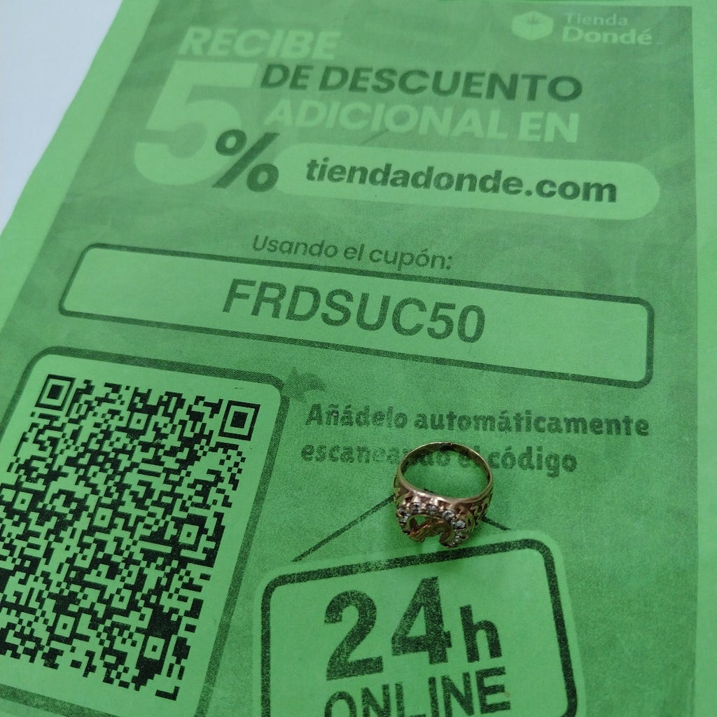 ANILLO ORO 10 K 6.8 GRMS (SEMINUEVO)