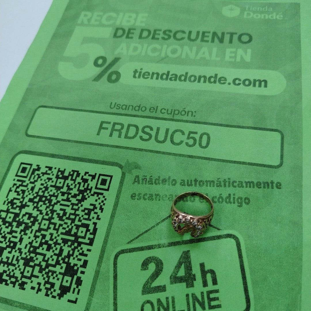 ANILLO ORO 10 K 6.8 GRMS (SEMINUEVO)