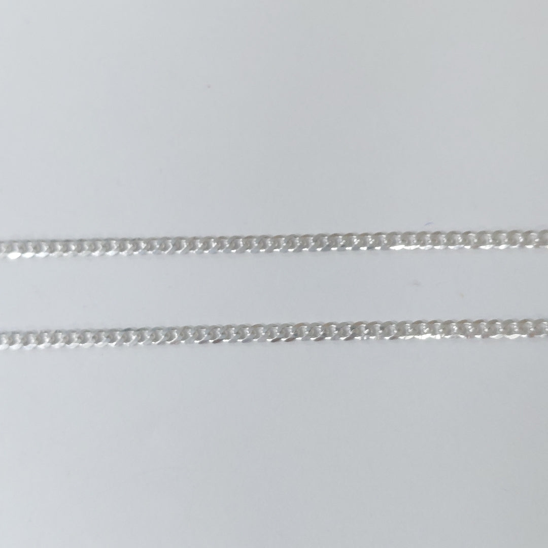CADENA BARBADA PLATA .925 55 CM 4.93 GR (NUEVO)
