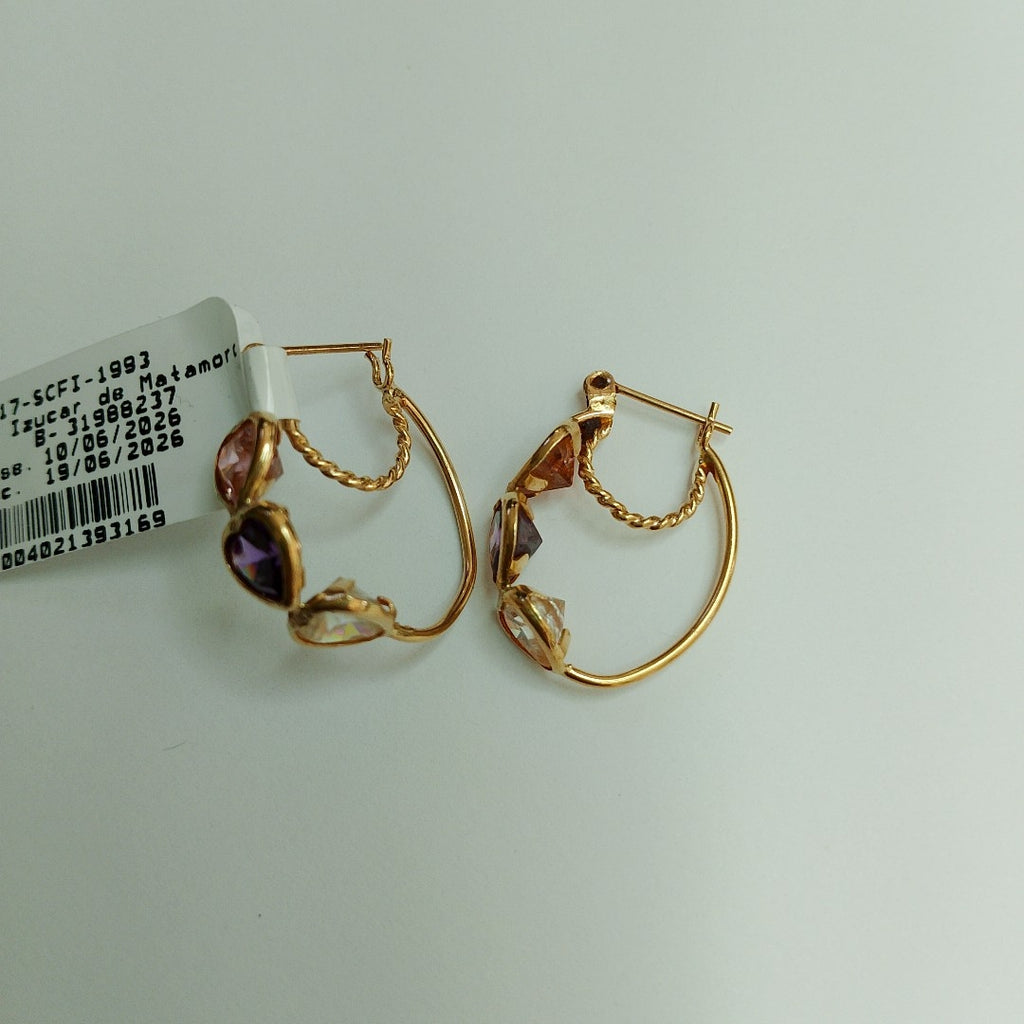 ARETES PAR ORO 14 K 3,50 GRMS (SEMINUEVO)
