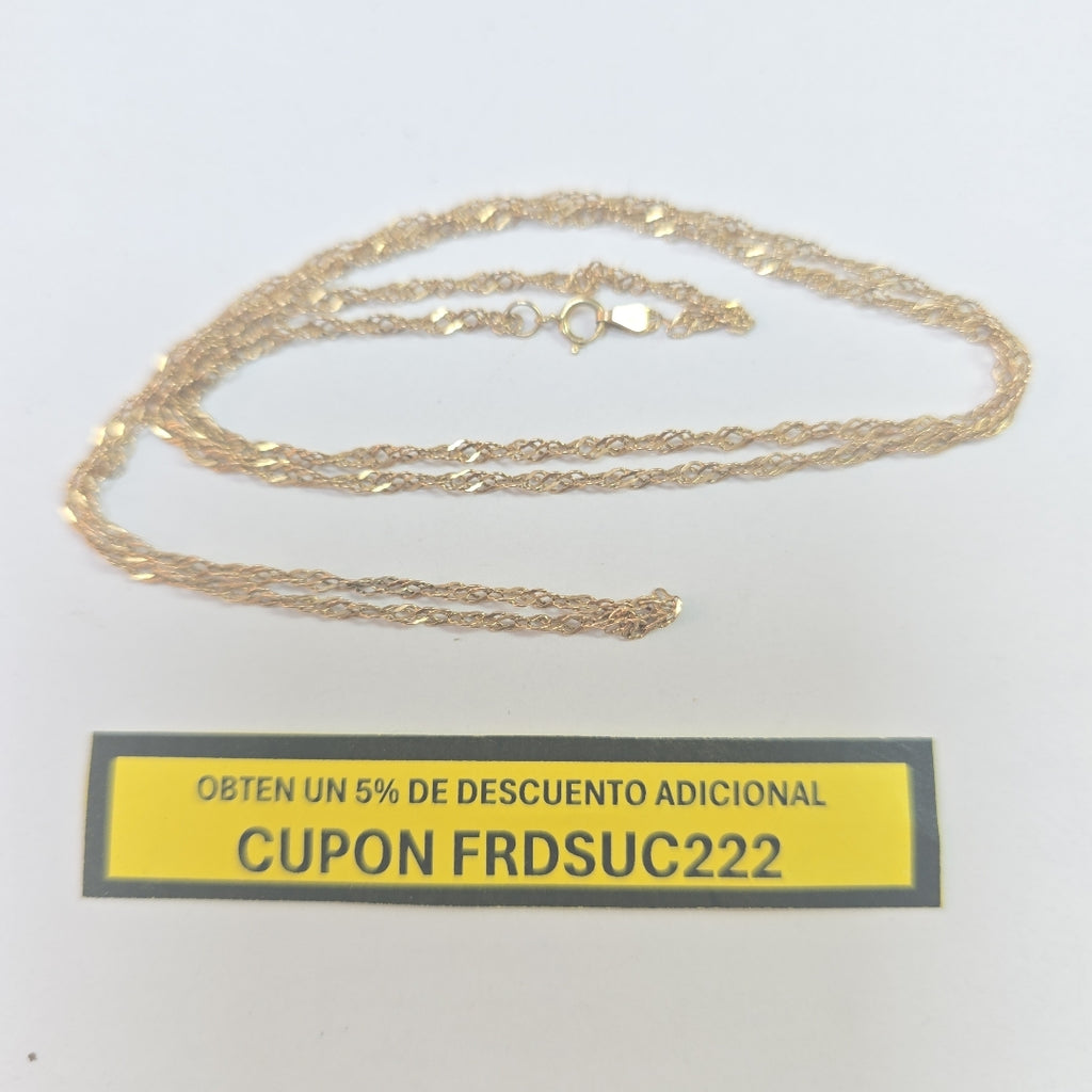 CADENA ORO 14 K 3.3 GRMS (SEMINUEVO)