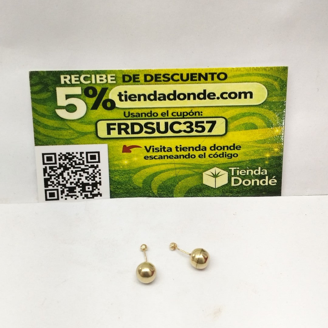 BROQUELES PAR ORO 10 K 0,30 GRMS (SEMINUEVO)