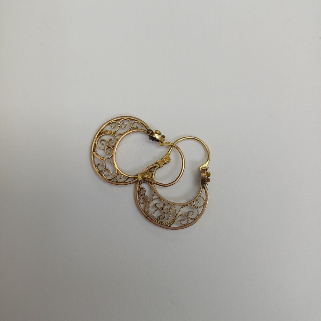 ARRACADAS PAR ORO 8 K 1,90 GRMS (SEMINUEVO)