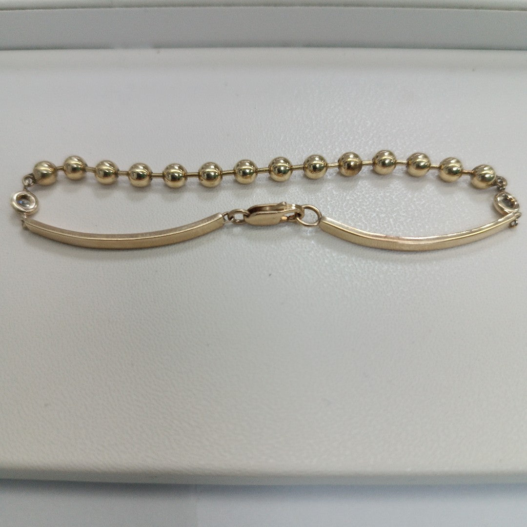 PULSERA ORO 14 K 6.8 GRMS (SEMINUEVO)