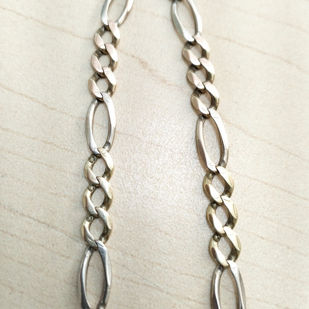 PULSERA ORO COMBINADO 10 K 9,00 GRMS (SEMINUEVO)