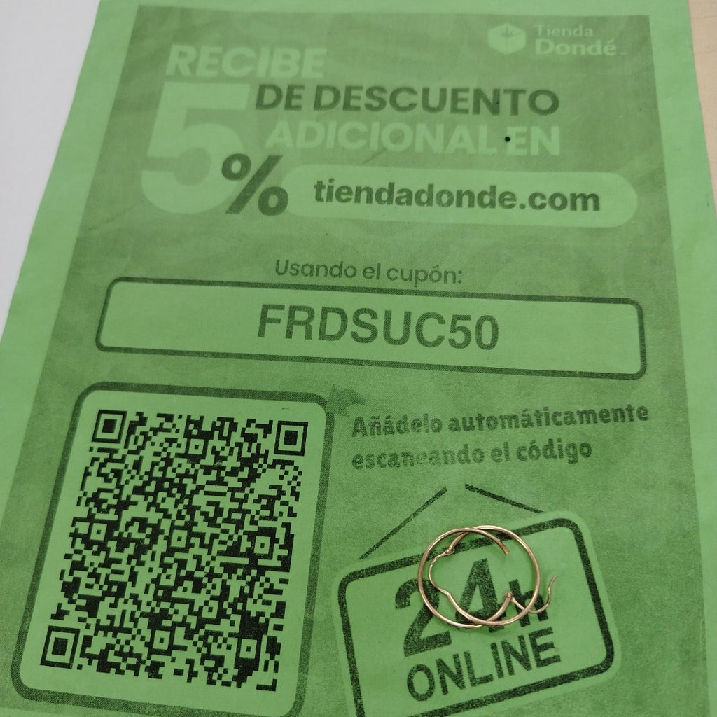 ARRACADAS PAR ORO 10 K 1.1 GRMS (SEMINUEVO)