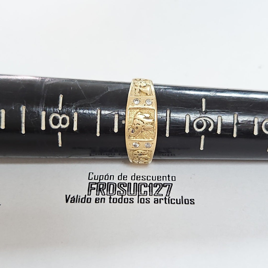 ARGOLLA DE LA SUERTE ORO 14 K 3,00 GRMS (SEMINUEVO)
