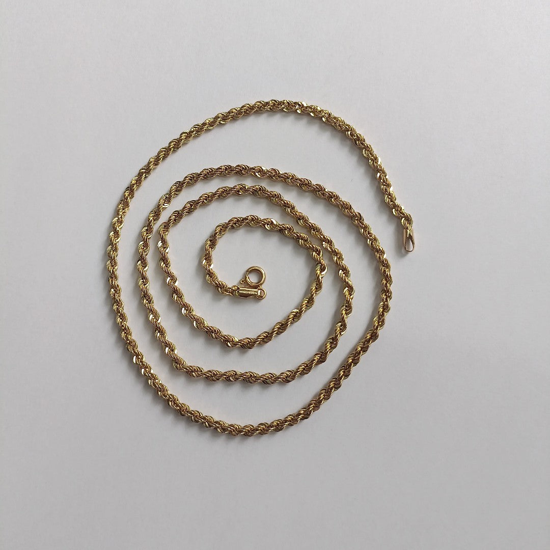 CADENA ORO 14 K 7.7 GRMS (SEMINUEVO)