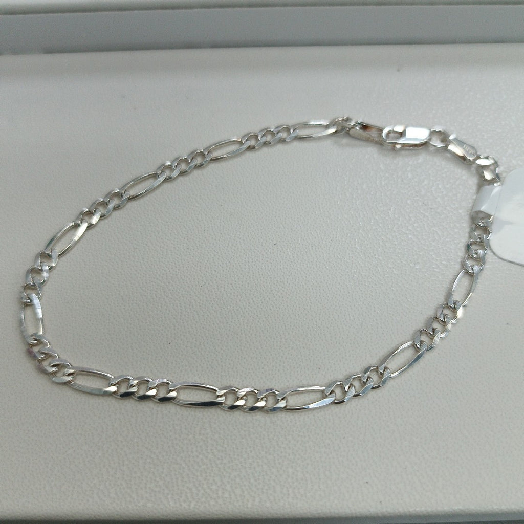 PULSERA TEJIDO 3X1 PLATA .925 18 CM 2.7 GR (NUEVO)