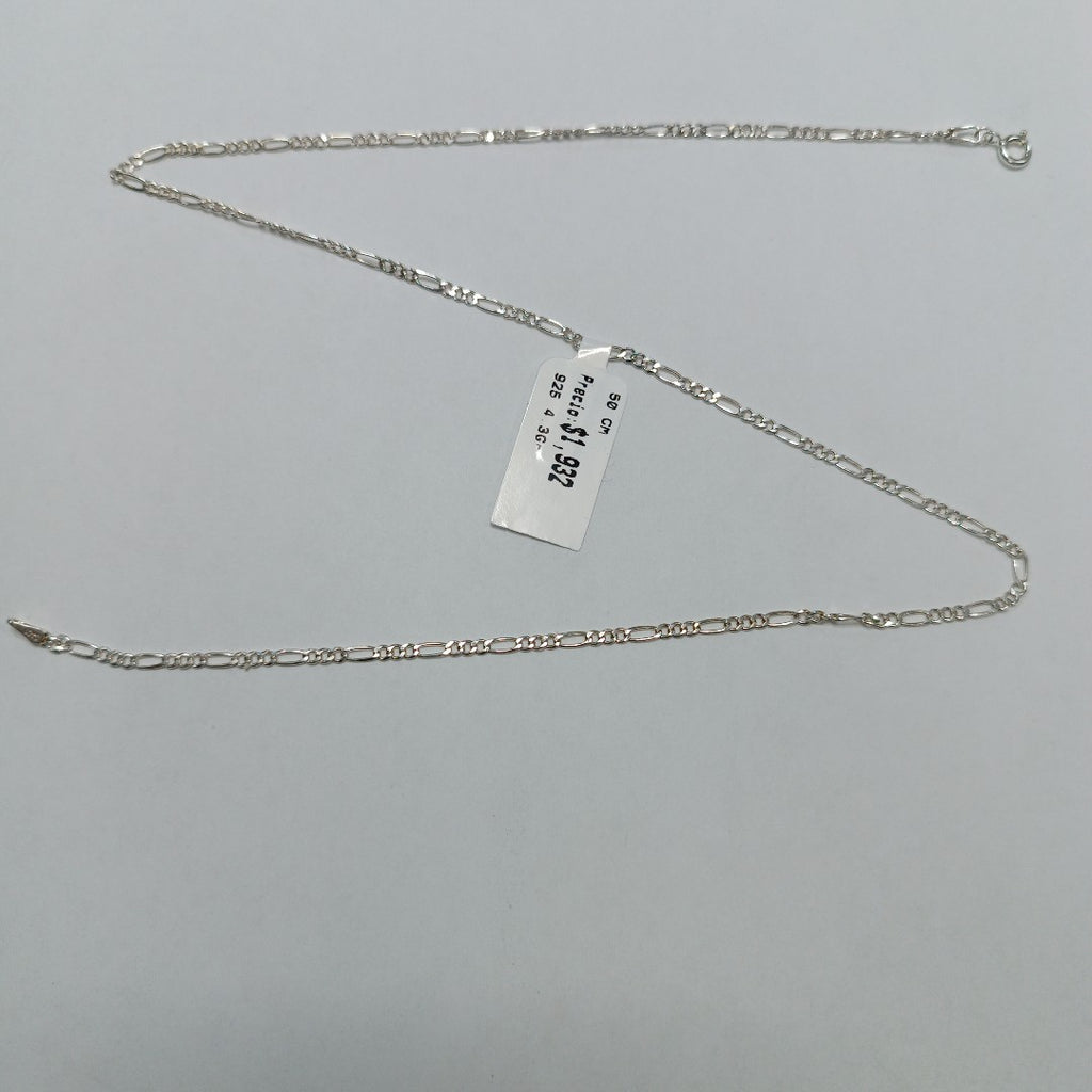 CADENA TEJIDO 3X1 PLATA .925 50 CM 4.3 GR (NUEVO)