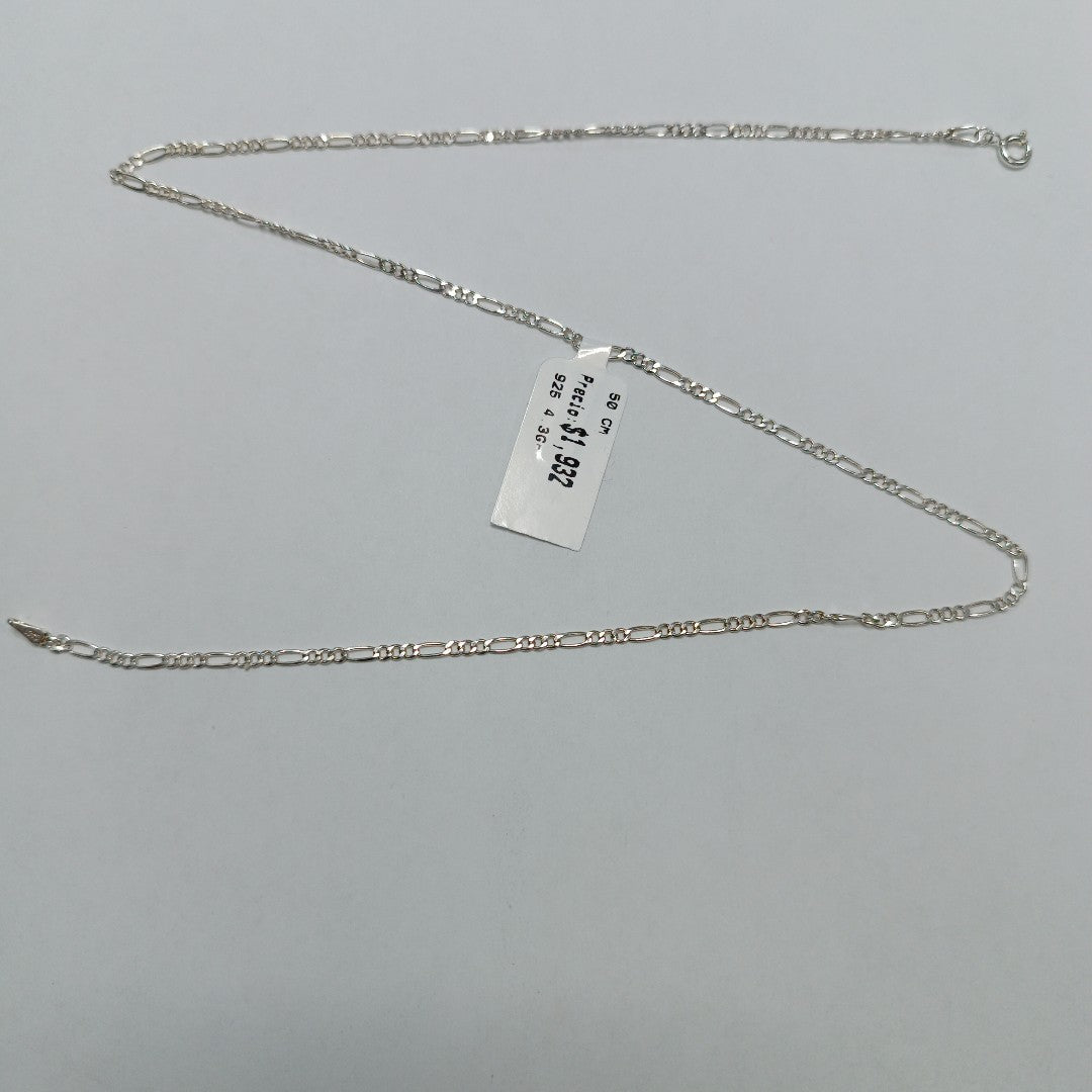 CADENA TEJIDO 3X1 PLATA .925 50 CM 4.3 GR (NUEVO)
