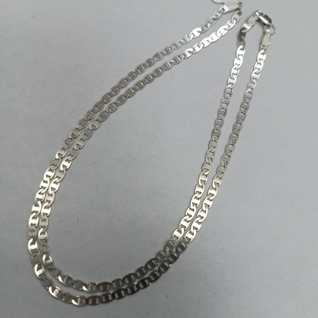 CADENA TEJIDO GUCHI PLATA .925 60 CM 9.8 GR (NUEVO)