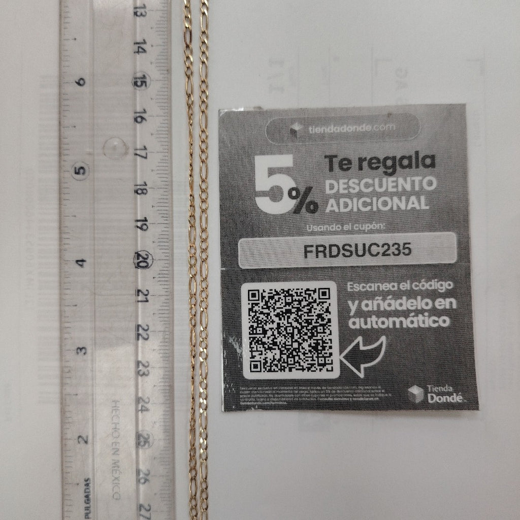 CADENA ORO 10 K 4,70 GRMS (SEMINUEVO)