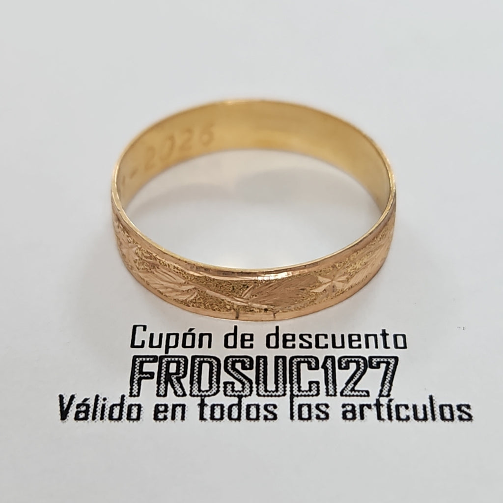 ARGOLLA ORO 8 K 2.1 GRMS (SEMINUEVO)