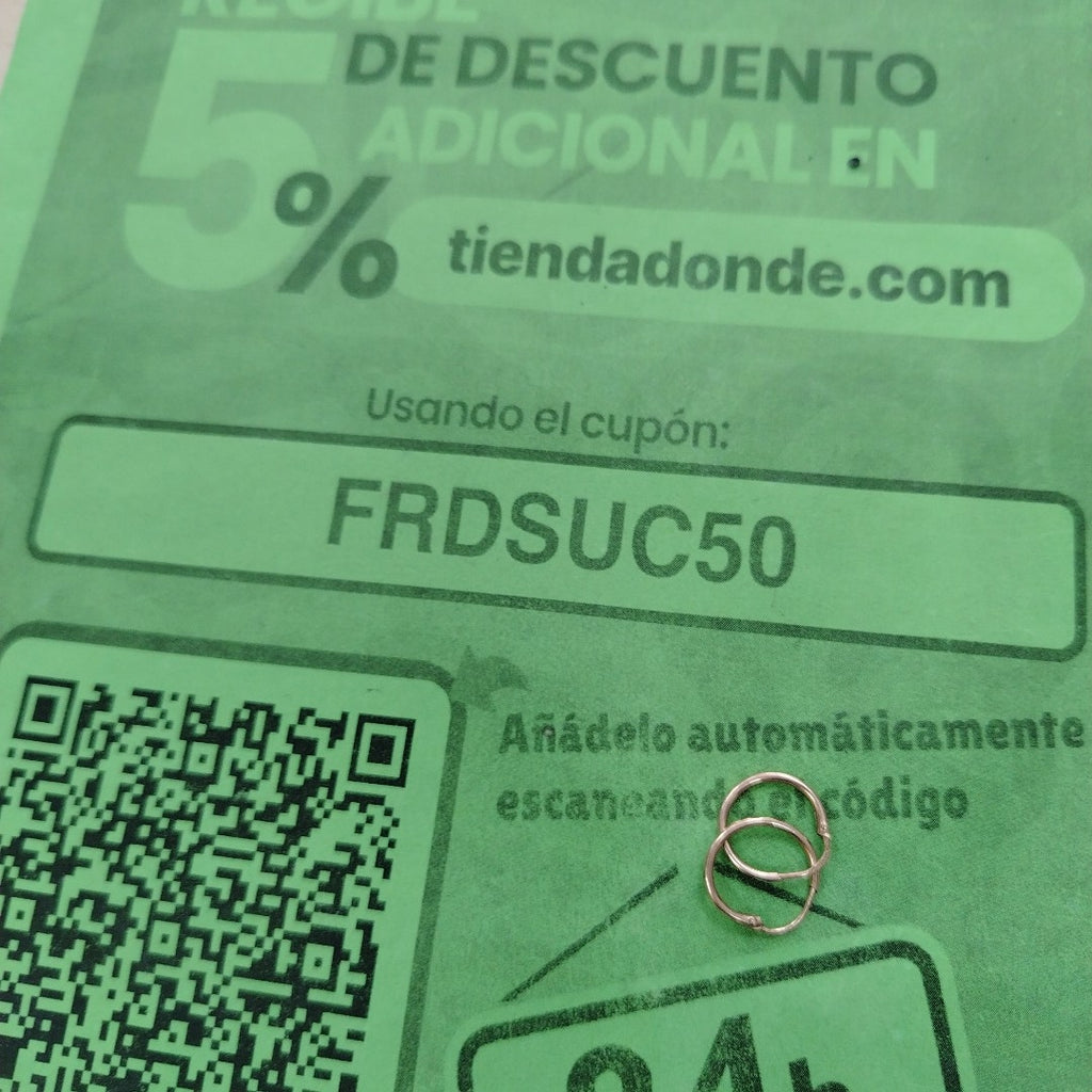 ARRACADAS PAR ORO 10 K 0.8 GRMS (SEMINUEVO)