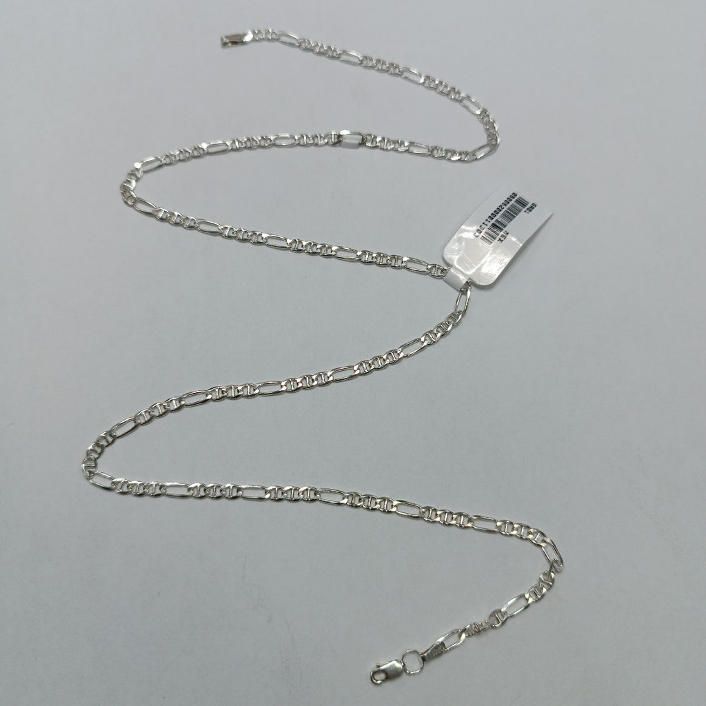 CADENA TEJIDO MARINERO PLATA .925 55 CM 7.9 GR (NUEVO)
