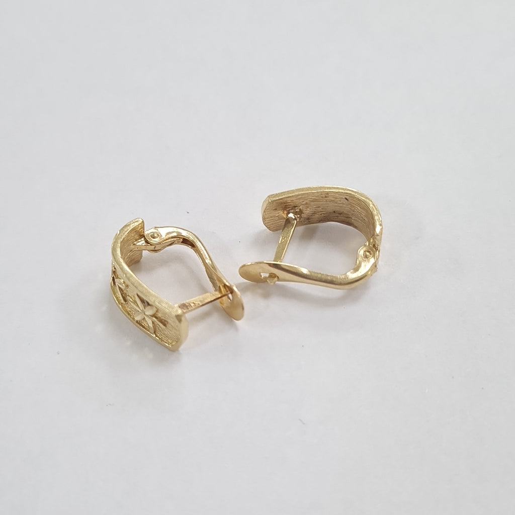 ARRACADAS PAR ORO 10 K 2.6 GRMS (SEMINUEVO)