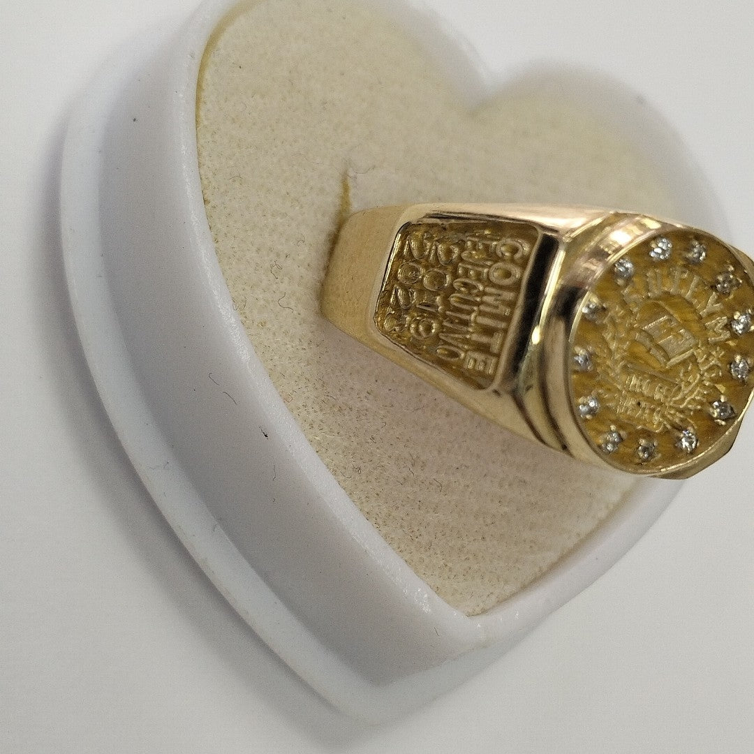 ANILLO ORO 14 K 10 GRMS (SEMINUEVO)