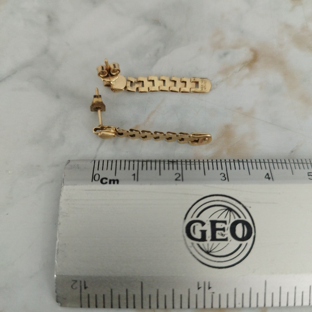 ARETES PAR ORO 14 K 1.6 GRMS (SEMINUEVO)