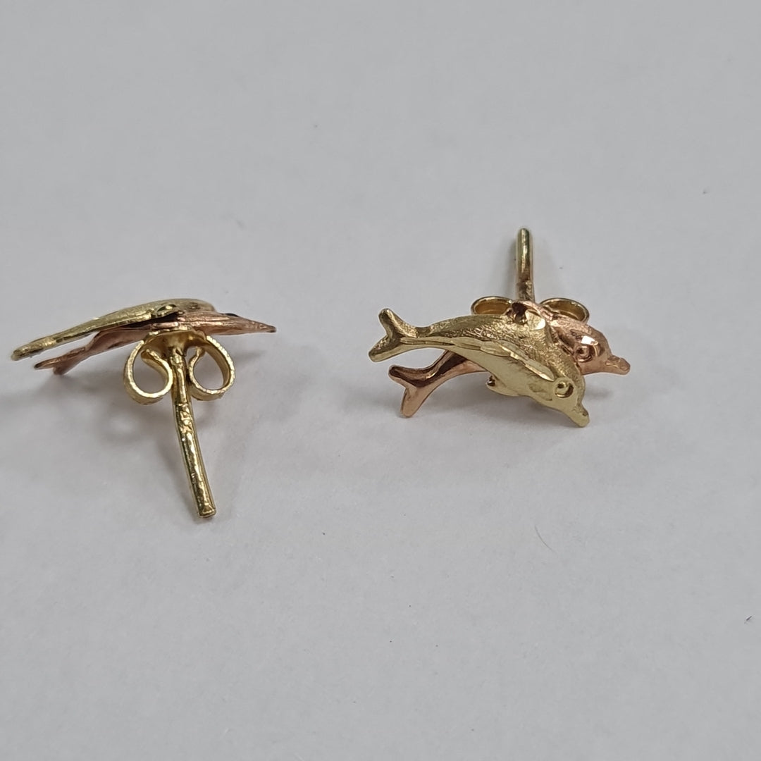 ARETES PAR ORO 14 K 1 GRMS (SEMINUEVO)