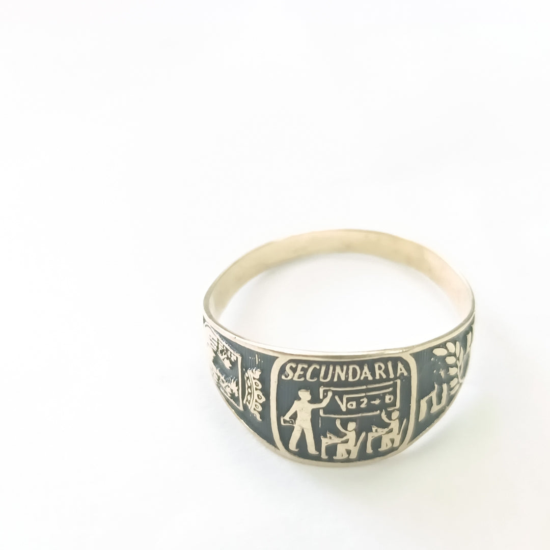 ANILLO DE GRADUACIÓN ORO 8 K 1,20 GRMS (SEMINUEVO)