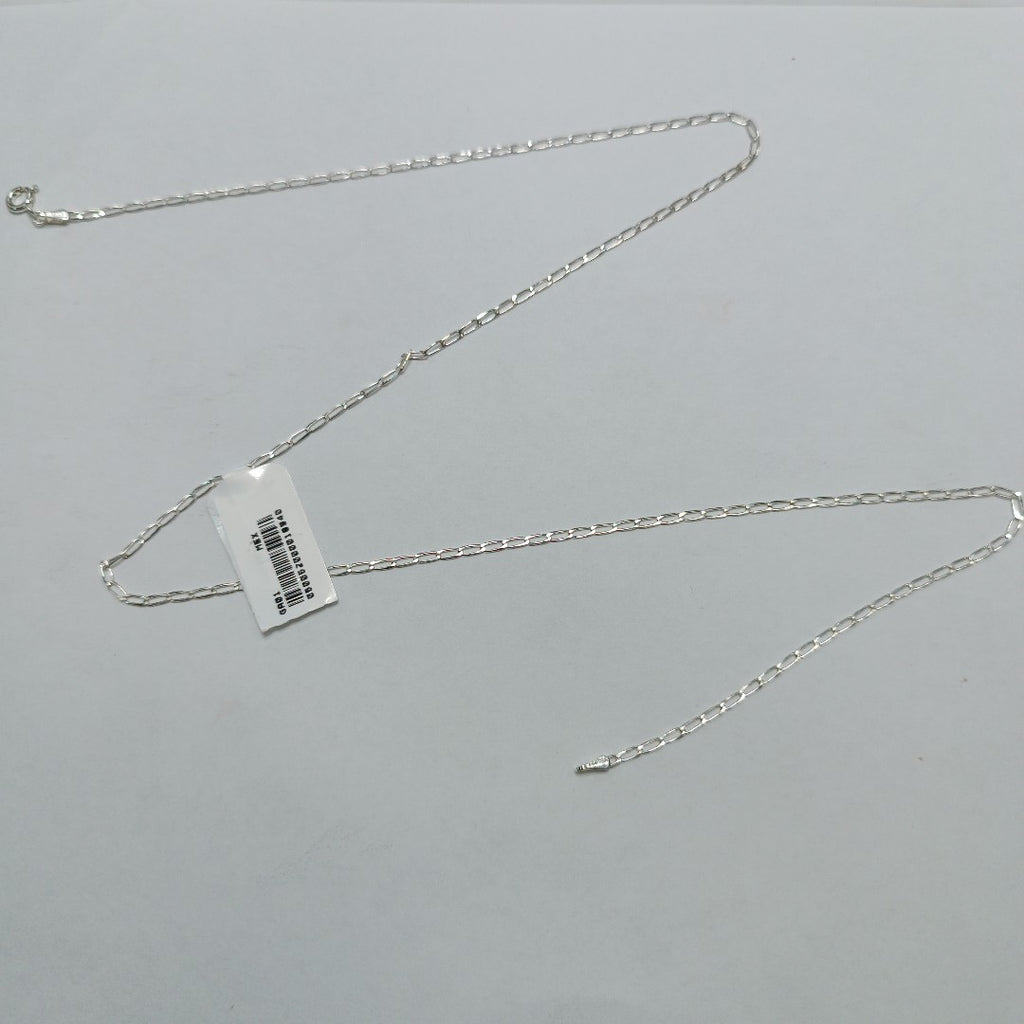 CADENA TEJIDO ESLABONES PLATA .925 60 CM 3 GR (NUEVO)