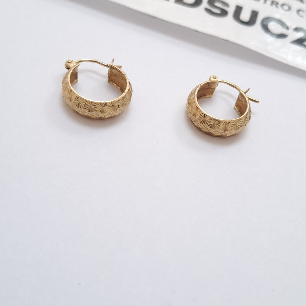 ARETES PAR ORO 8 K 1.8 GRMS (SEMINUEVO)