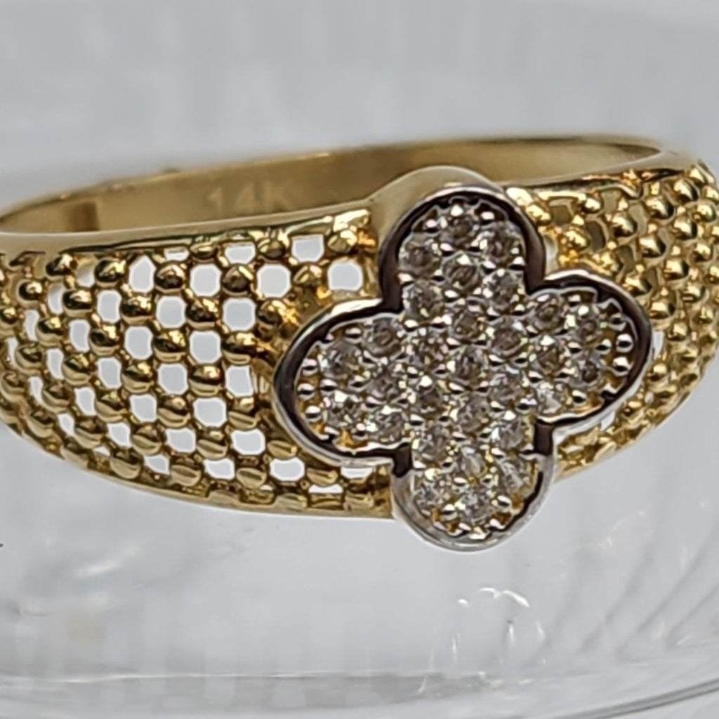 ANILLOS DAMA ORO 14K 2 (NUEVO)