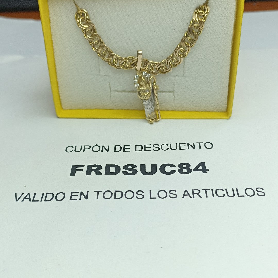 CADENA, DIJE ORO 10 K 31.9 GRMS (SEMINUEVO)