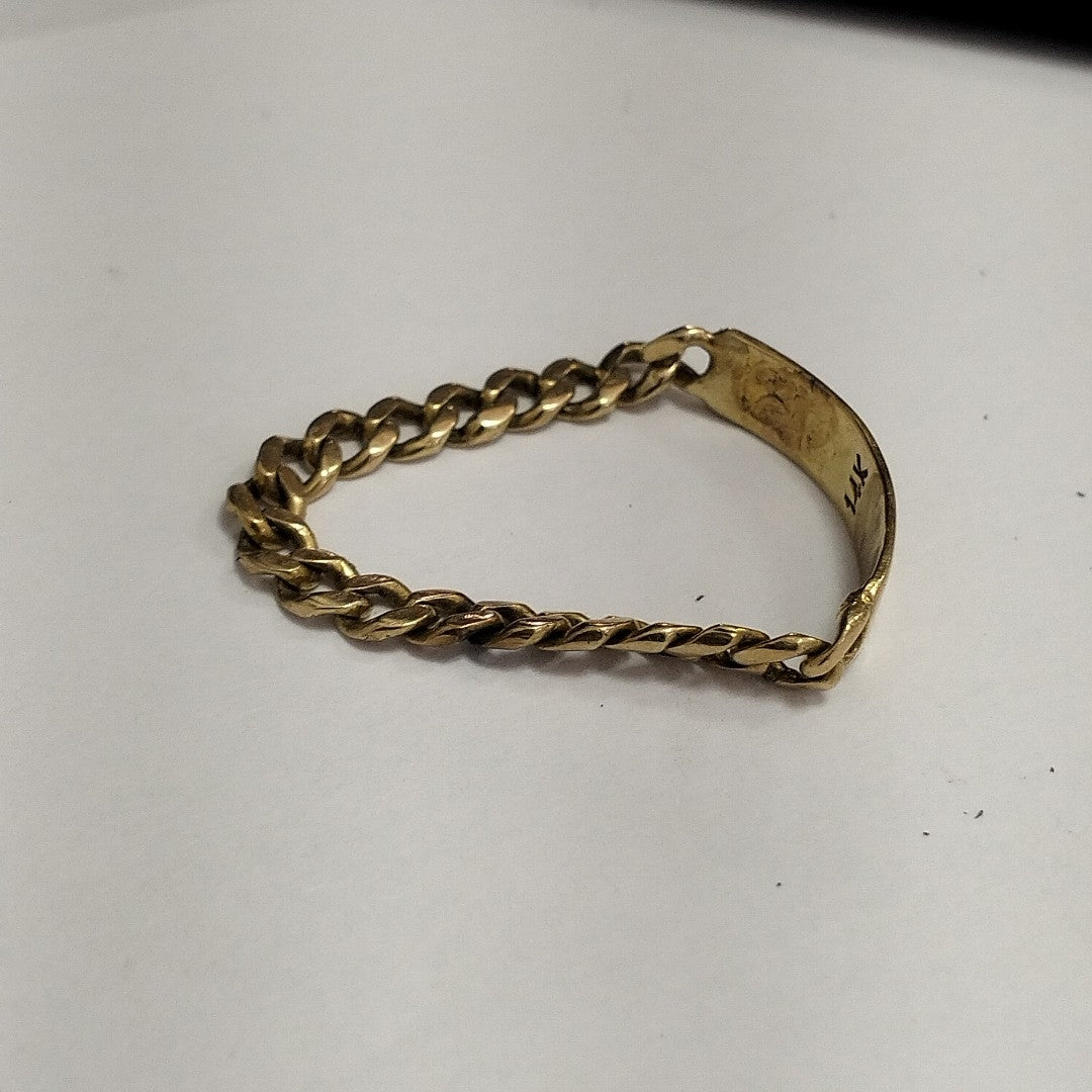ANILLO ORO 14 K 2.2 GRMS (SEMINUEVO)