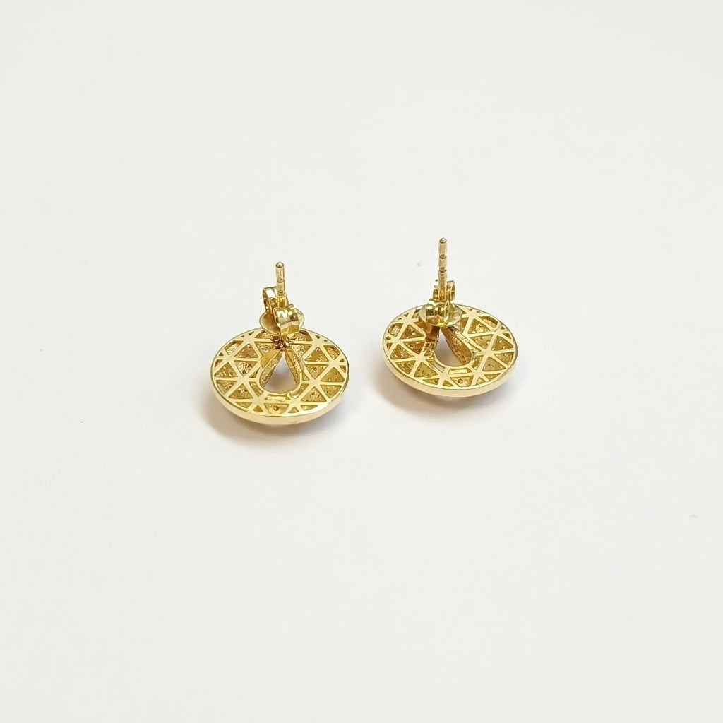 BROQUELES ORO 14K 3.7 (NUEVO)