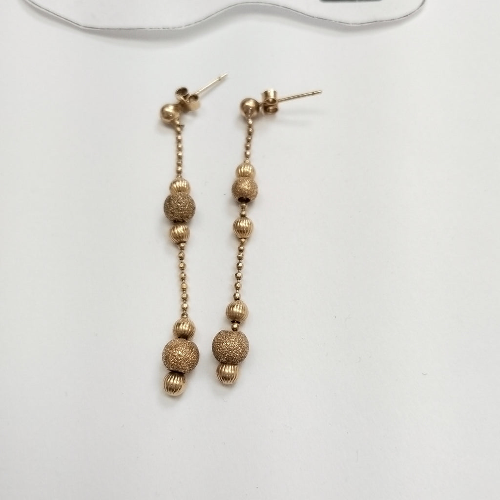 ARETES PAR ORO 14 K 4,30 GRMS (SEMINUEVO)