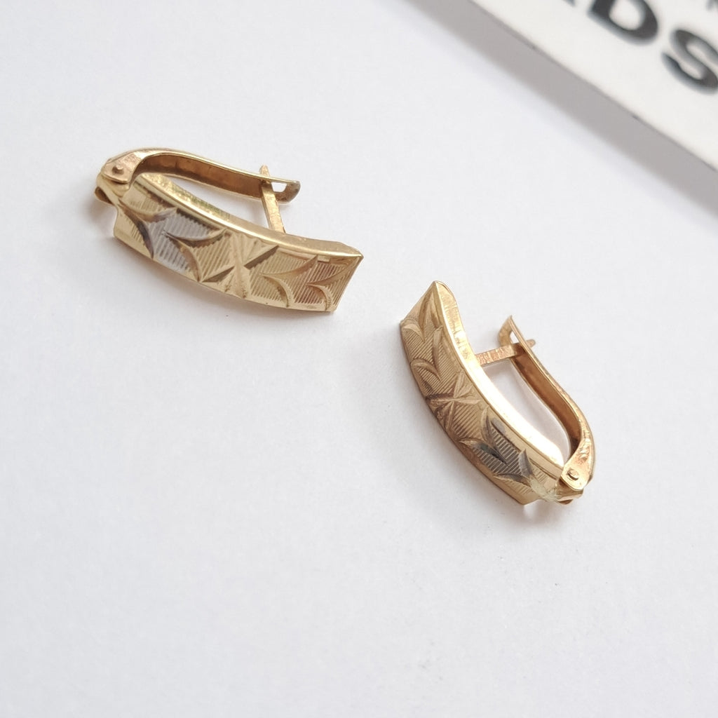 ARETES PAR ORO 10 K 1.6 GRMS (SEMINUEVO)