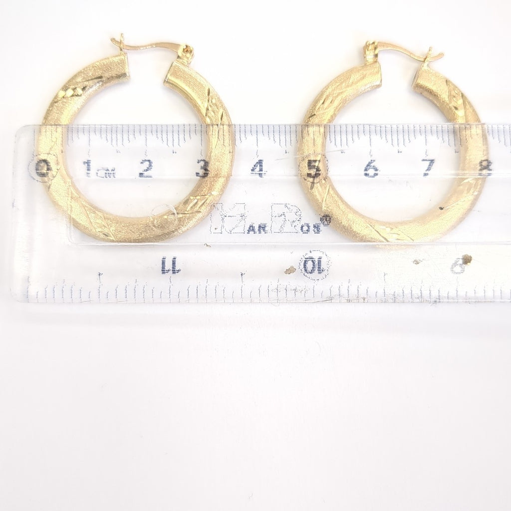 ARRACADAS PAR ORO 10 K 5,80 GRMS (SEMINUEVO)