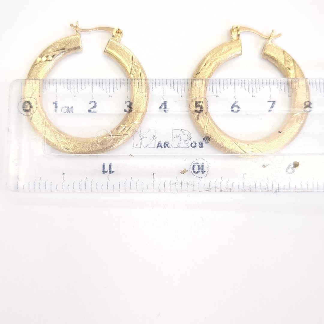ARRACADAS PAR ORO 10 K 5,80 GRMS (SEMINUEVO)