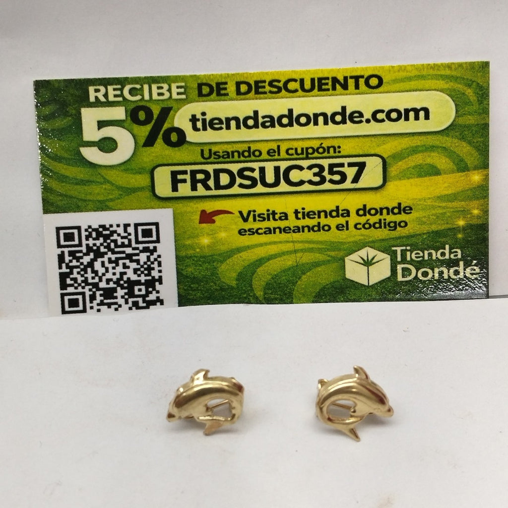 ARETES PAR ORO 10 K 1,60 GRMS (SEMINUEVO)