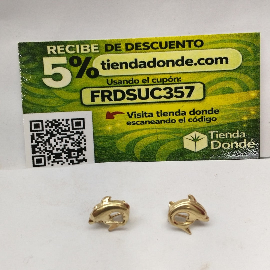ARETES PAR ORO 10 K 1,60 GRMS (SEMINUEVO)