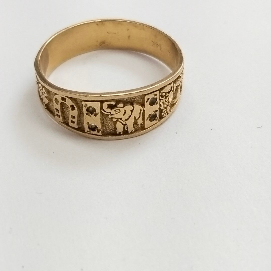 ARGOLLA DE LA SUERTE ORO 14 K 4,90 GRMS (SEMINUEVO)