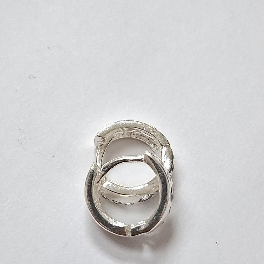 ARRACADAS C/CIRCONIAS PLATA .925 2.4 GR (NUEVO)