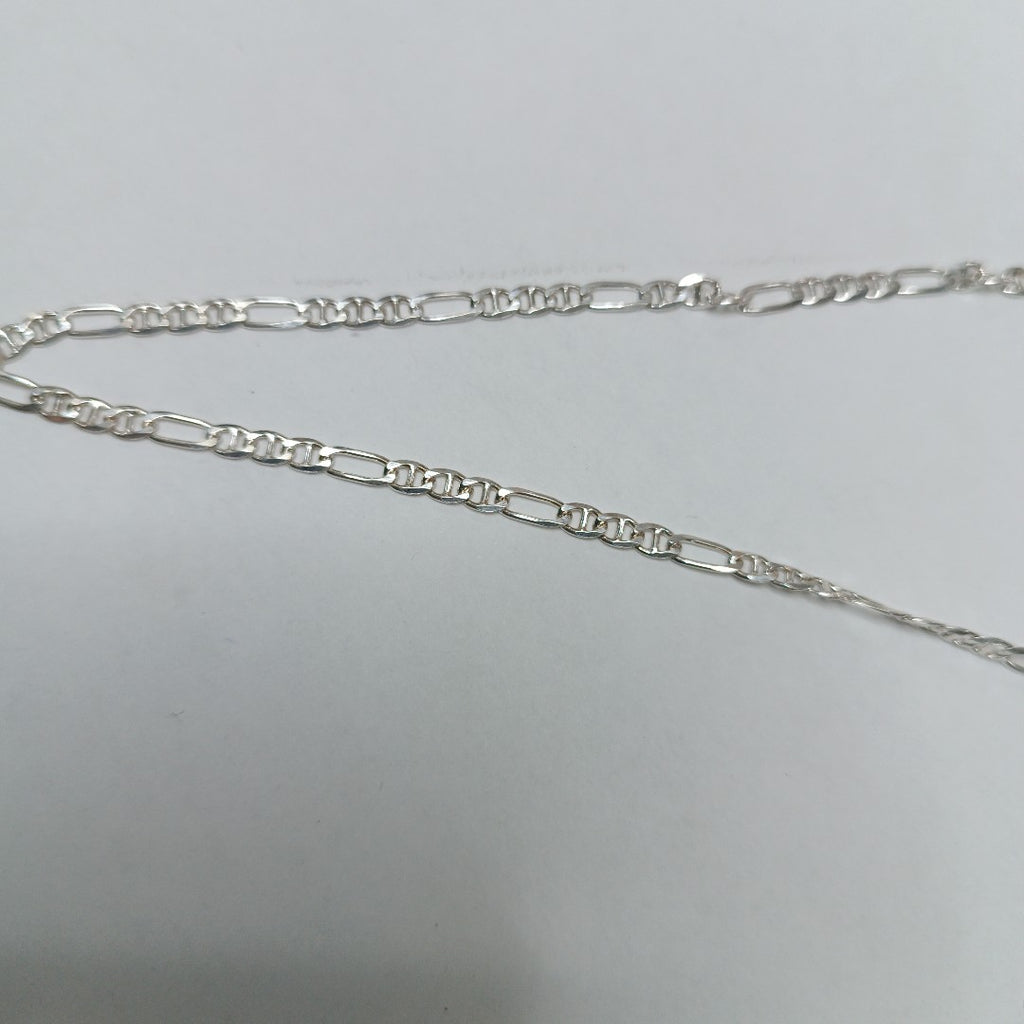 CADENA TEJIDO MARINERO PLATA .925 55 CM 7.9 GR (NUEVO)