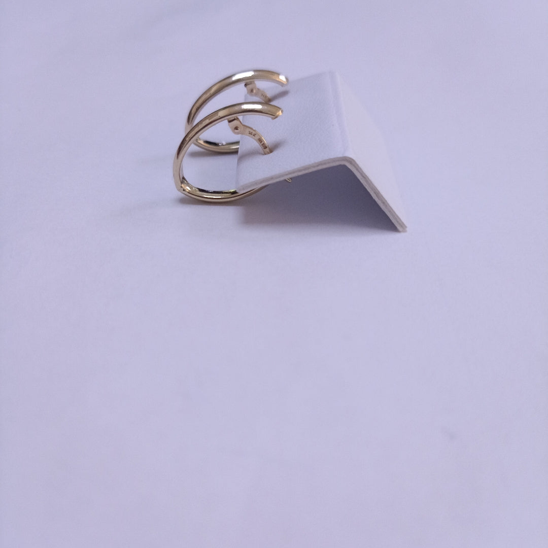 ARRACADAS ORO 14K 1.5 (NUEVO)
