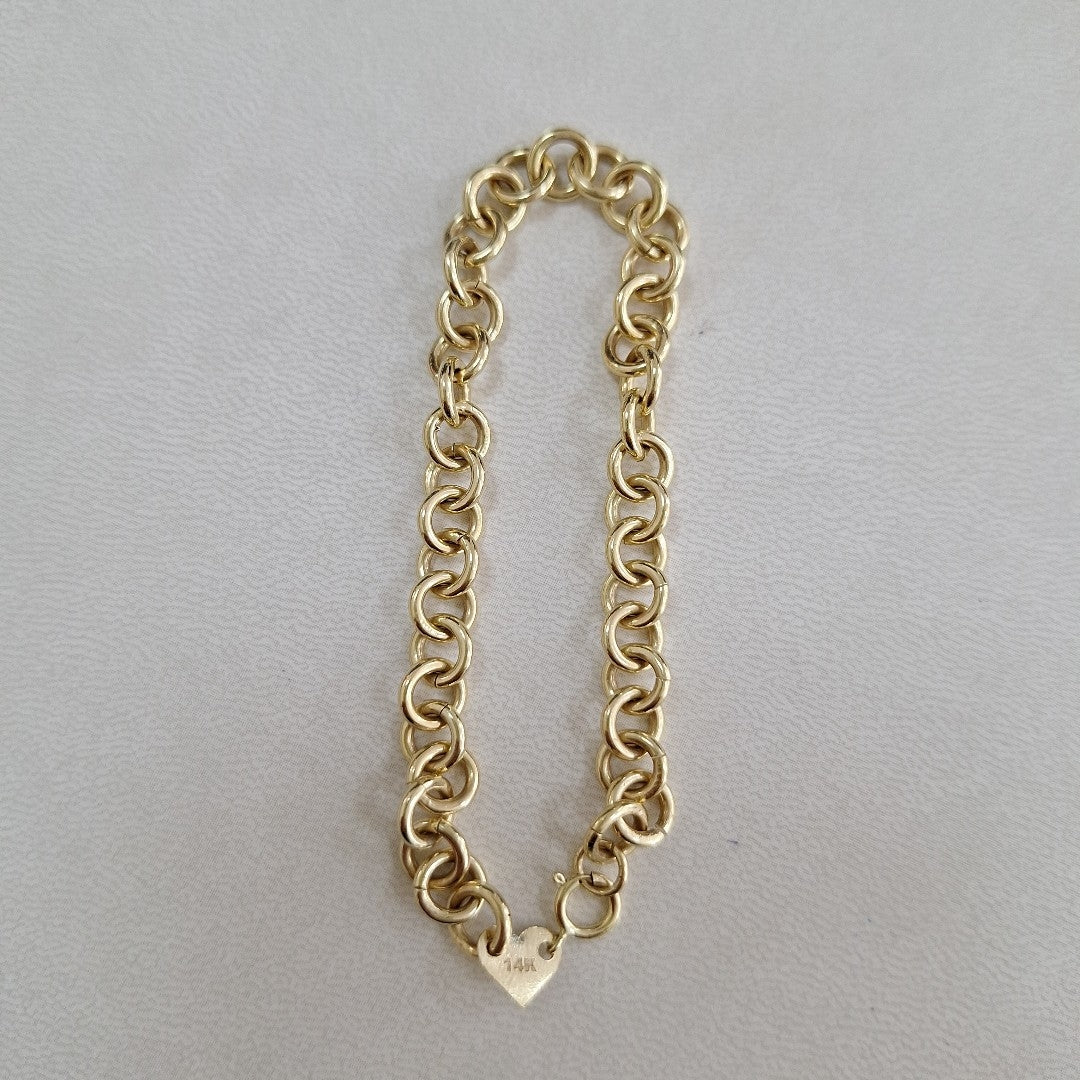 PULSERA ORO 14 K 8.9 GRMS (SEMINUEVO)