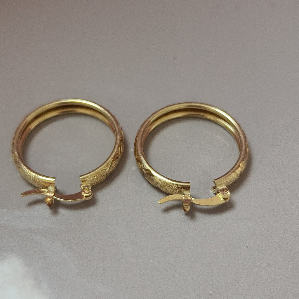 ARRACADAS PAR ORO 14 K 4.5 GRMS (SEMINUEVO)