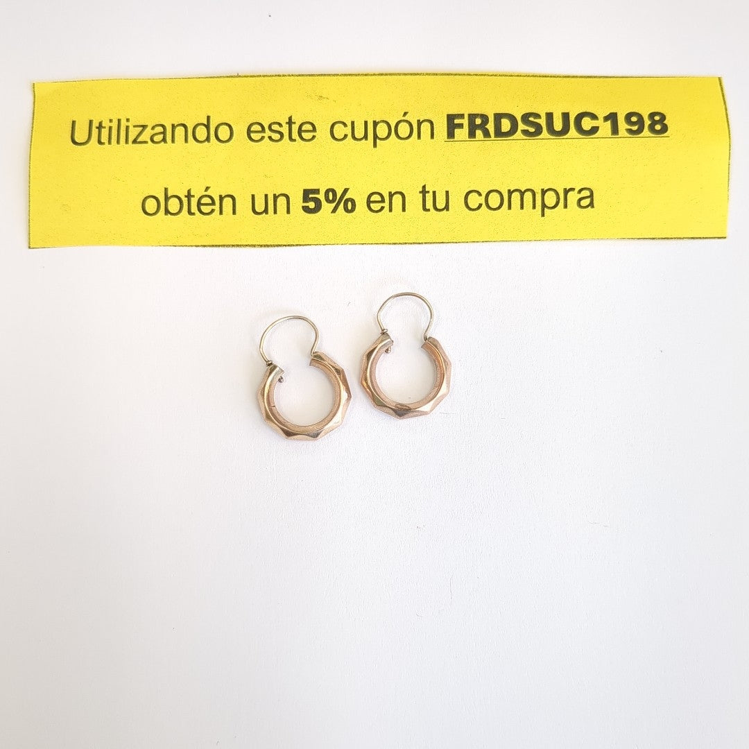 ARRACADAS PAR ORO 10 K 1,10 GRMS (SEMINUEVO)