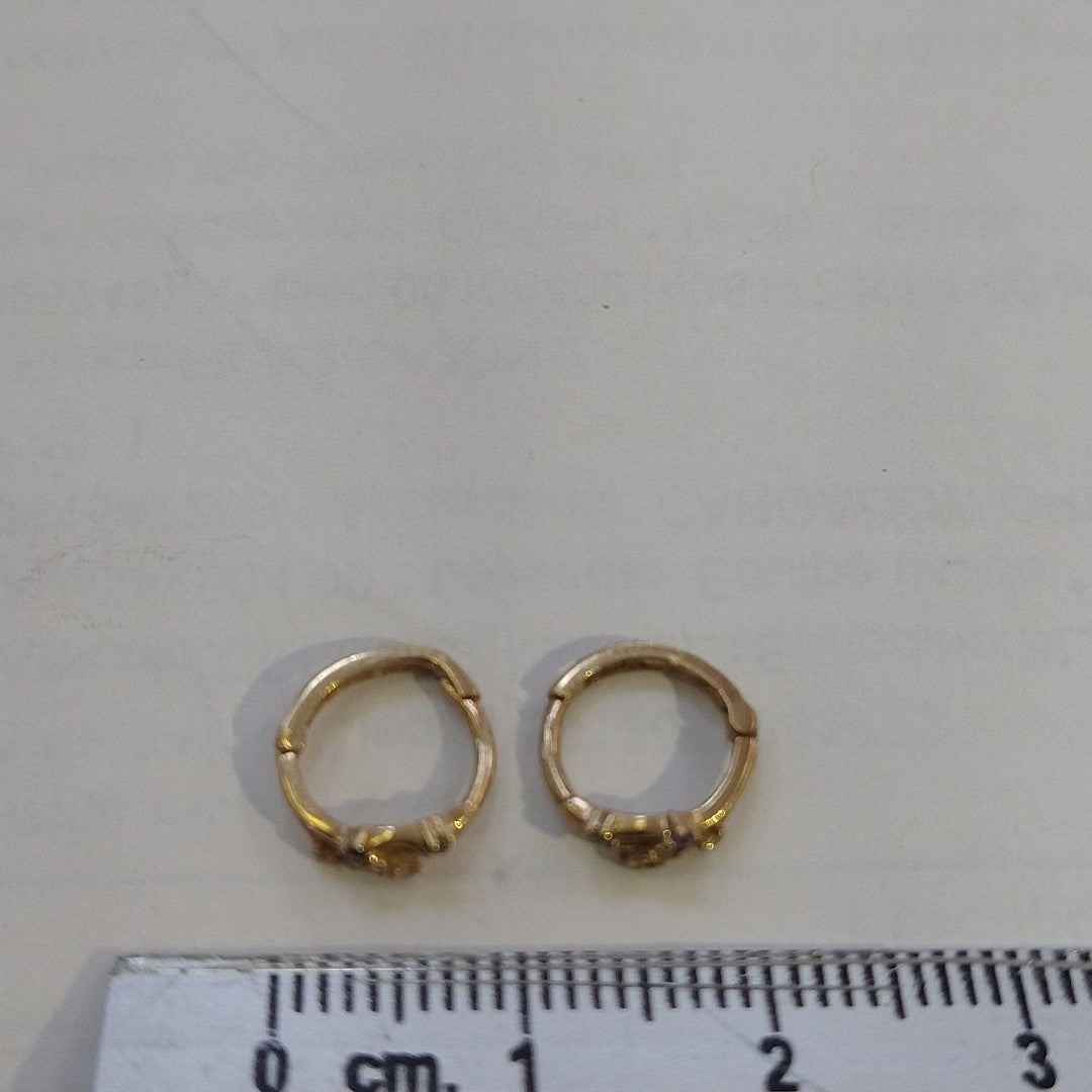 ARRACADAS PAR ORO 10 K 0,50 GRMS (SEMINUEVO)