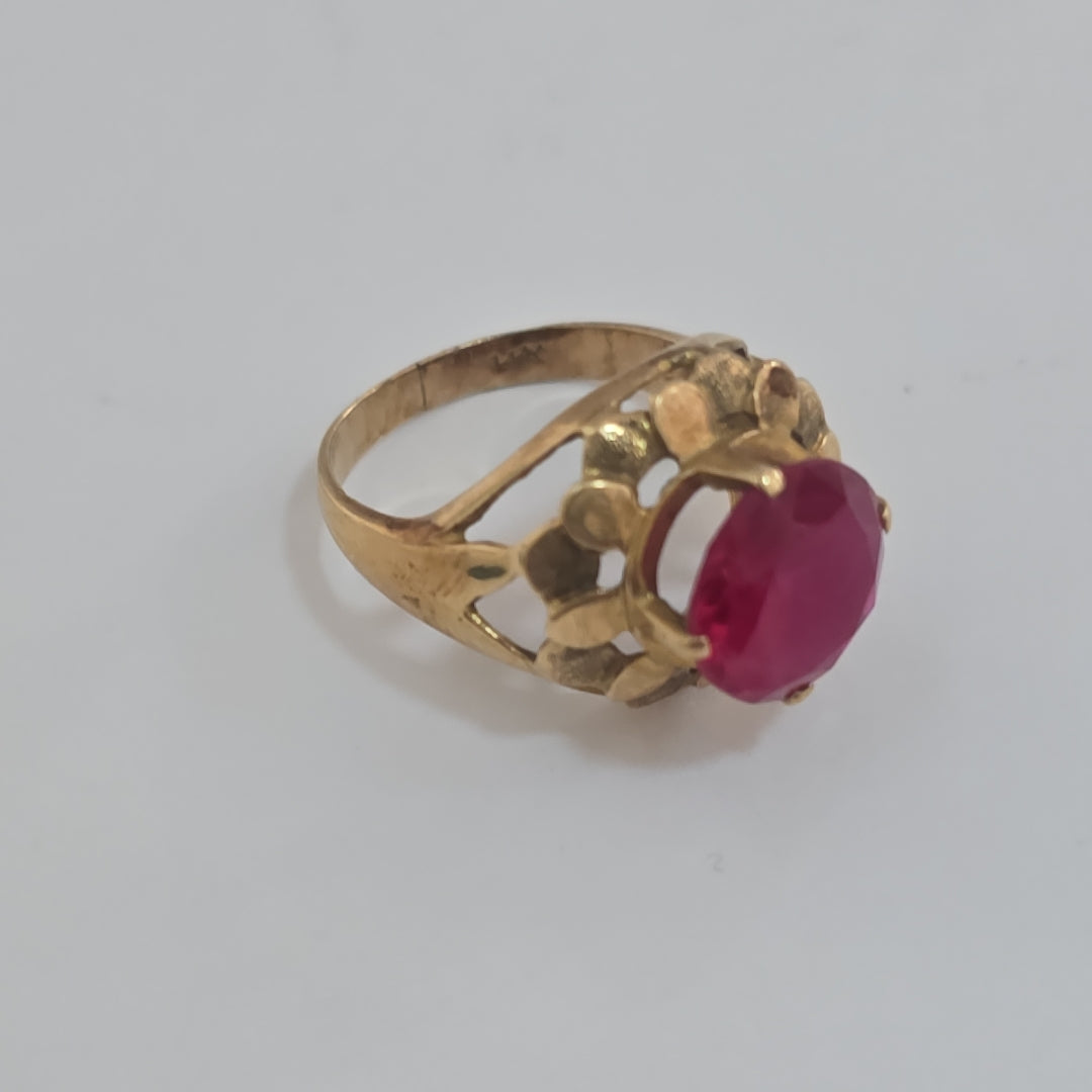 ANILLO ORO 14 K 3.5 GRMS (SEMINUEVO)