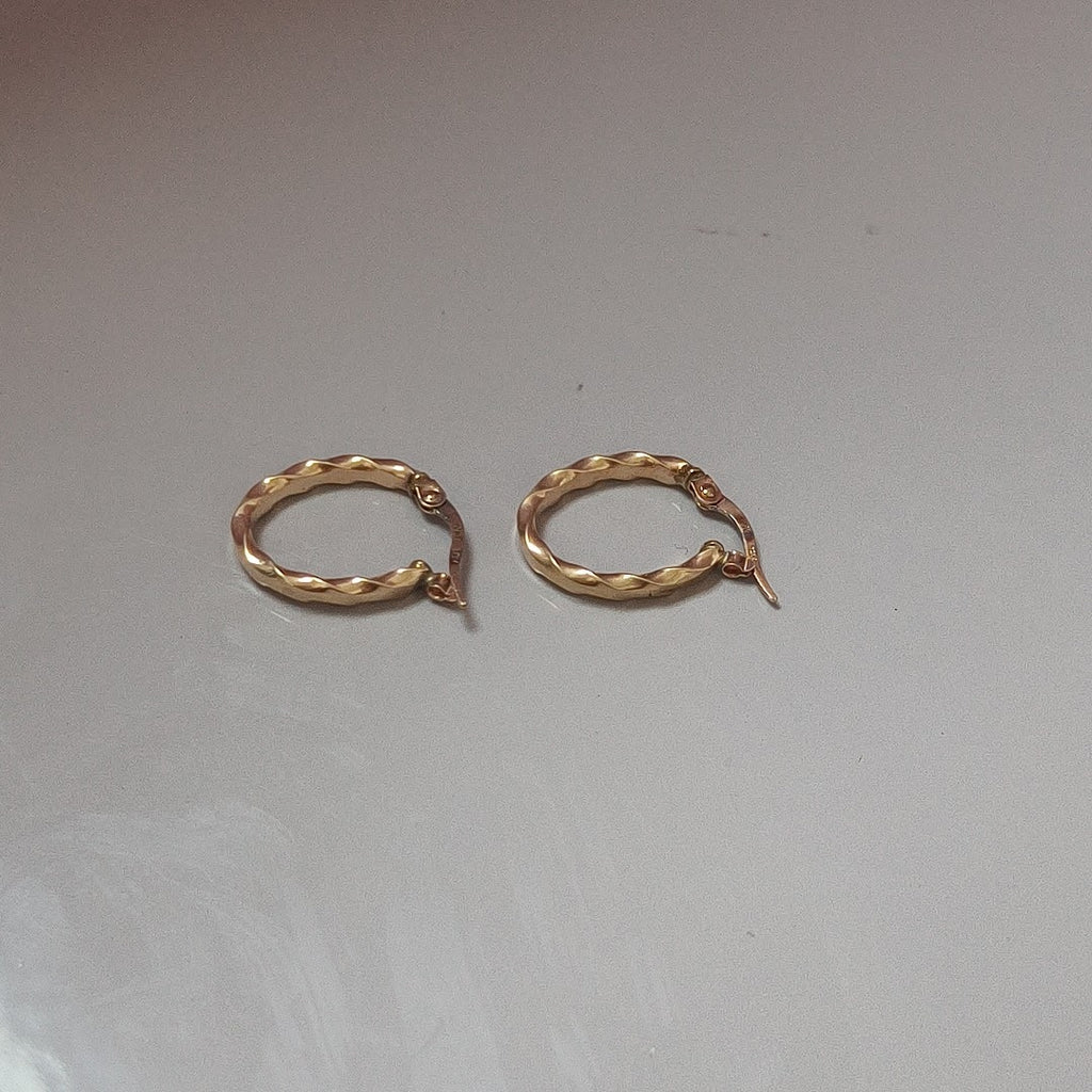 ARRACADAS PAR ORO 10 K 1 GRMS (SEMINUEVO)