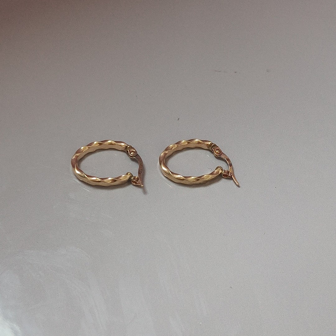 ARRACADAS PAR ORO 10 K 1 GRMS (SEMINUEVO)